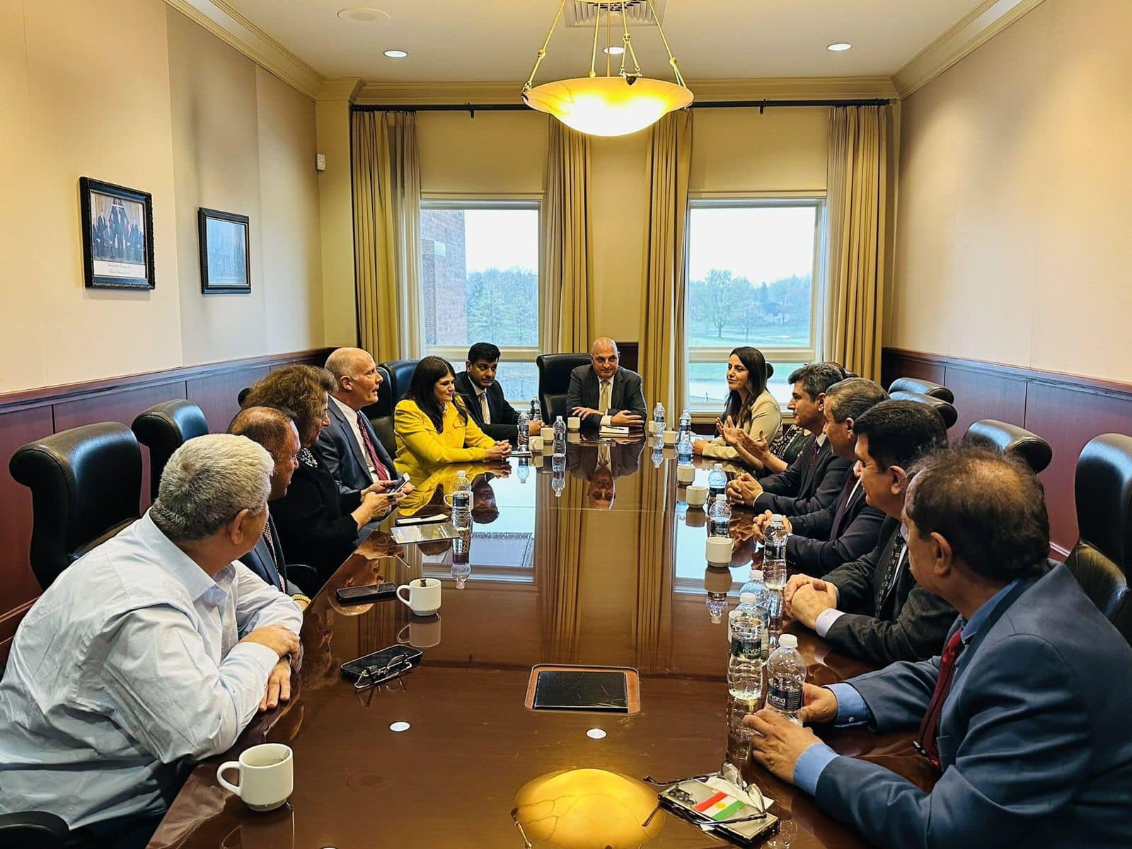 کۆبوونەوەی شاندی هەرێمی کوردستان لەگەڵ ئێلیزا سلۆتکین و جۆن مولینار 